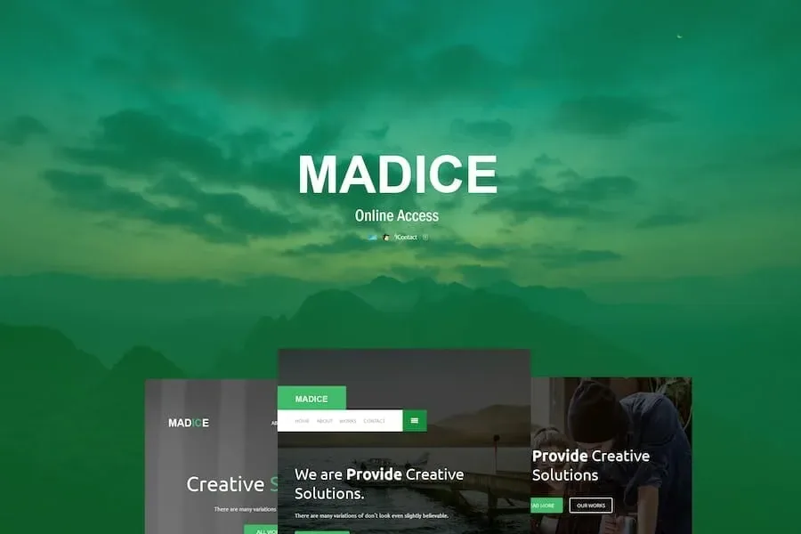 Madice – Responsive E-mail Template product artwork
