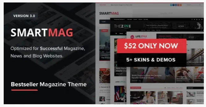 SmartMag – Responsive & Retina WordPress Magazine product artwork