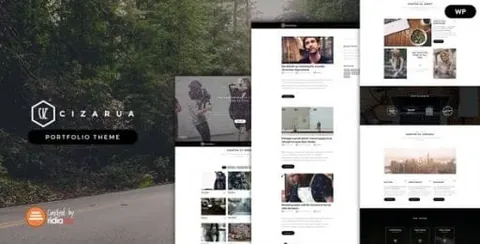 Cizarua – Responsive One Page Portfolio Theme product artwork