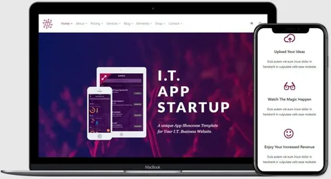 IT WordPress Theme product artwork