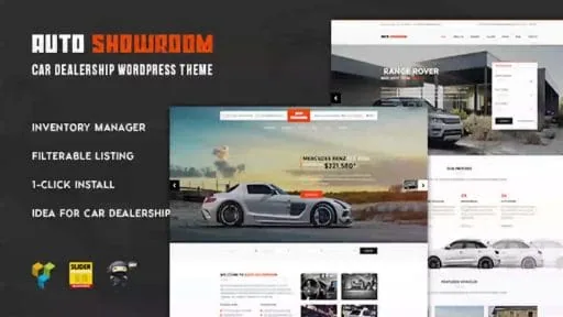 Auto Showroom – Car Dealership WordPress Theme product artwork