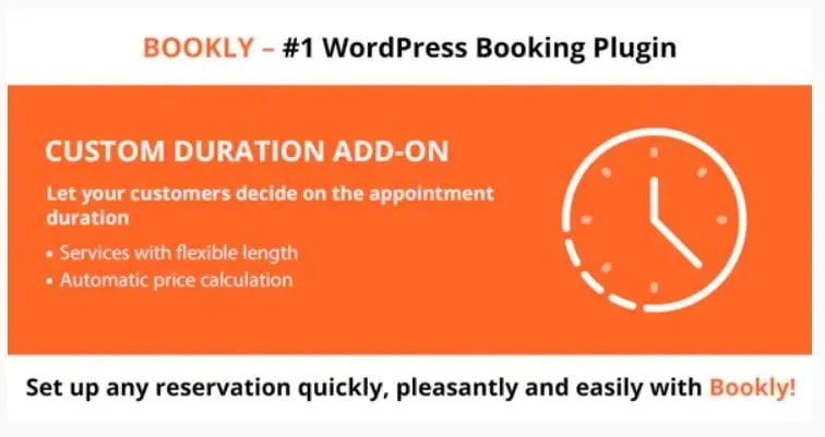 Bookly Custom Duration (Add-on) product artwork