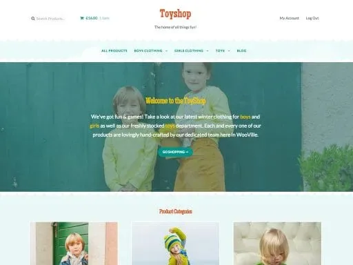 Toyshop Storefront Theme product artwork