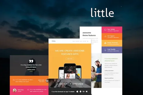 Little Mail – E-mail Template product artwork