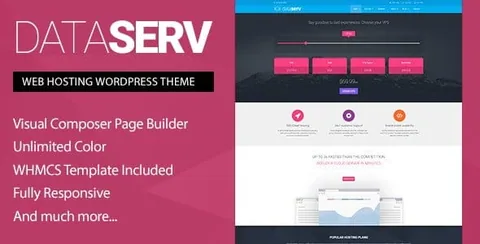 Dataserv – Professional Hosting WordPress Theme product artwork