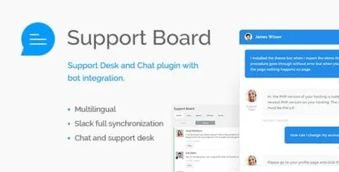 Support Board – Chat And Help Desk product artwork