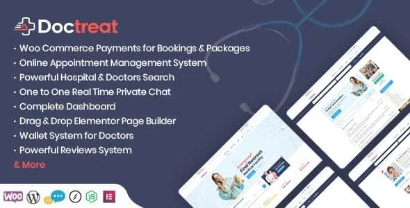 Doctreat – Doctors Directory WordPress Theme product artwork