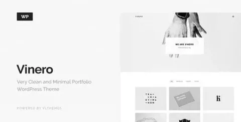 Vinero – Very Clean and Minimal Portfolio product artwork