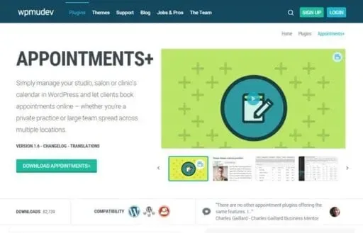 WPMU DEV Appointments+ product artwork