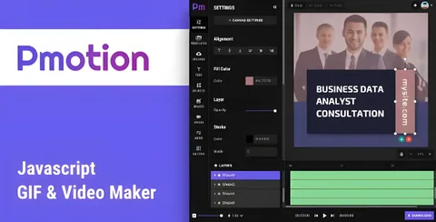 Pmotion- Javascript Animated GIF and Video Maker product artwork