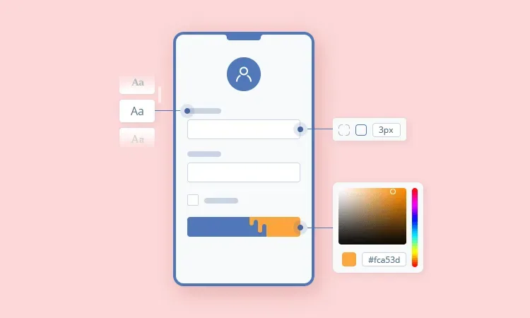 User Registration Style Customizer product artwork