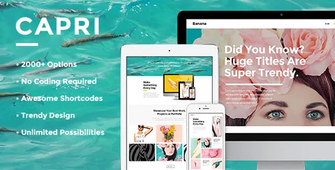 Capri – A Hot Multi-Purpose Theme product artwork
