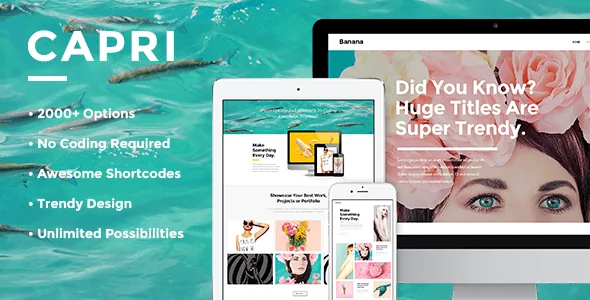 Capri – A Hot Multi-Purpose Theme product artwork