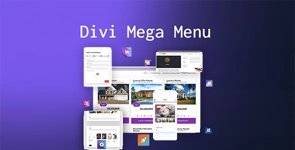 Divi Mega Menu product artwork