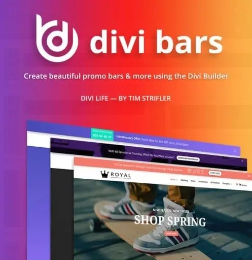 Divi Bars – DiviLife product artwork