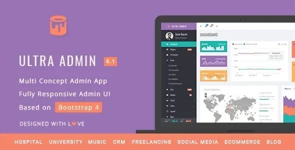 Ultra – Multi Purpose Admin Theme product artwork