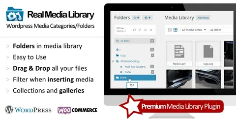 WordPress Real Media Library product artwork