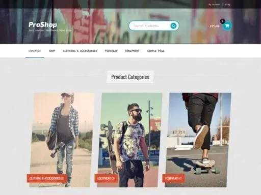ProShop – Storefront Child Theme product artwork