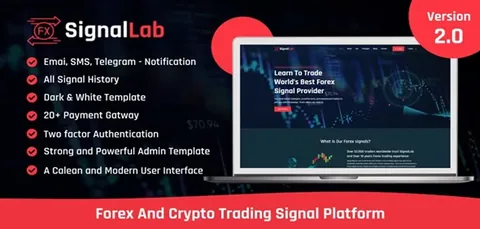SignalLab – Forex And Crypto Trading Signal Platform product artwork