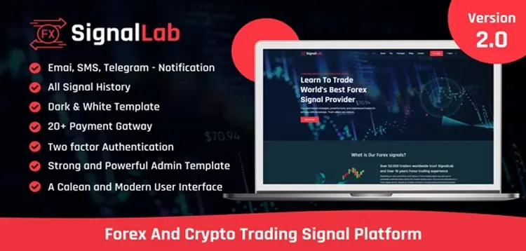 SignalLab – Forex And Crypto Trading Signal Platform product artwork