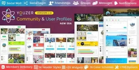 Youzify – BuddyPress Community & WordPress User Profile Plugin product artwork