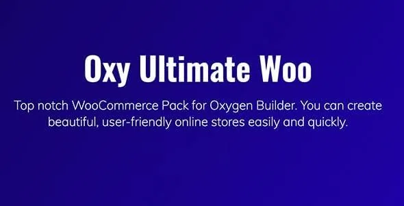 Oxy Ultimate Woo Pack product artwork