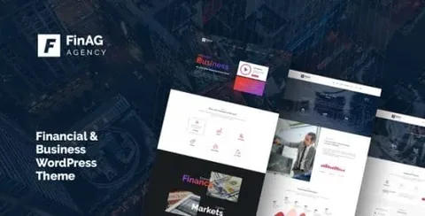 Finag – Creative & Finance Agency WordPress Theme product artwork
