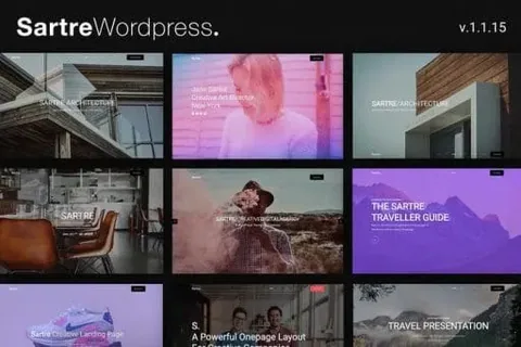 Sartre – Responsive Multipurpose WordPress Theme product artwork