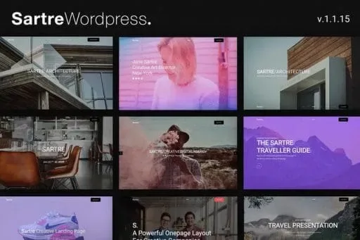 Sartre – Responsive Multipurpose WordPress Theme product artwork