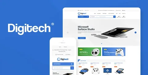 Digitech – Technology Theme for WooCommerce WordPress product artwork