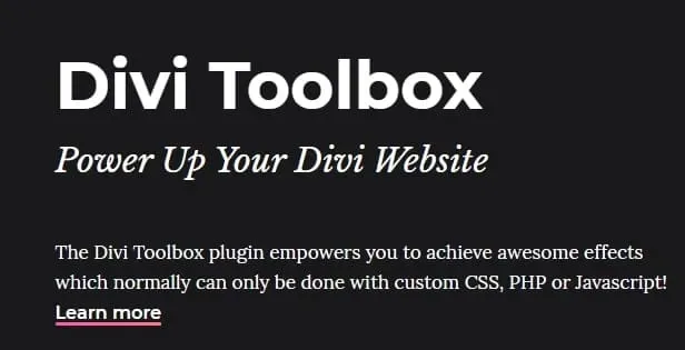Divi Toolbox – Powerful Tools to Customize the Divi Theme product artwork