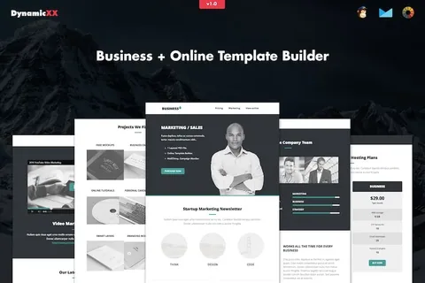 Business – Responsive Corporate Email Template product artwork