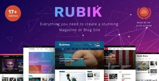 Rubik – A Perfect Theme for Blog Magazine Website product artwork