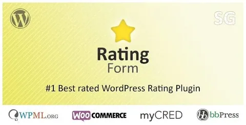 Rating Form for WordPress product artwork