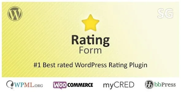Rating Form for WordPress product artwork