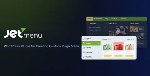 JetMenu – Mega Menu for Elementor Page Builder product artwork