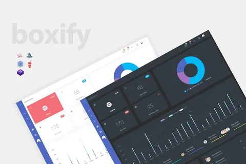 Boxify – Bootstrap 4 Admin Dashboard product artwork