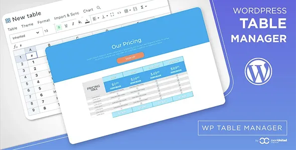 WP Table Manager product artwork