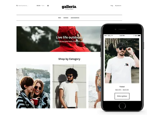 Galleria – Storefront Child Theme product artwork