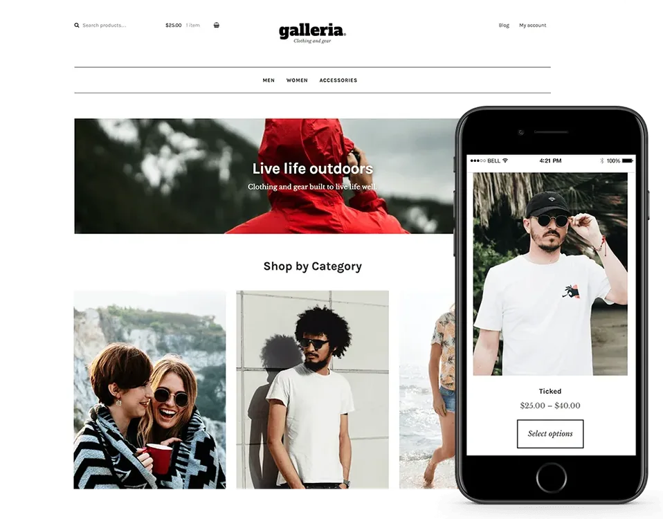 Galleria – Storefront Child Theme product artwork