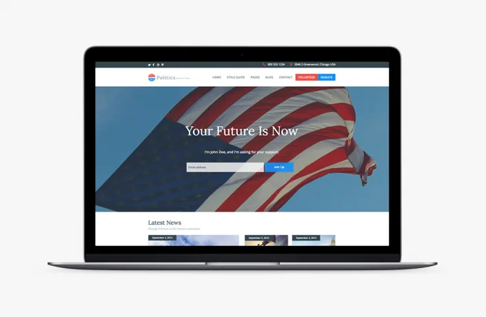 Politic WordPress Theme product artwork