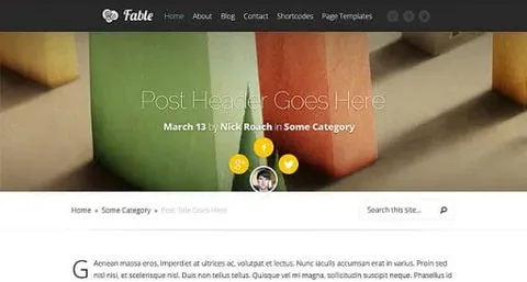 Elegant Themes Fable product artwork
