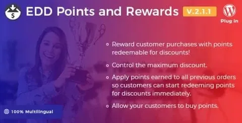 Easy Digital Downloads – Points and Rewards product artwork