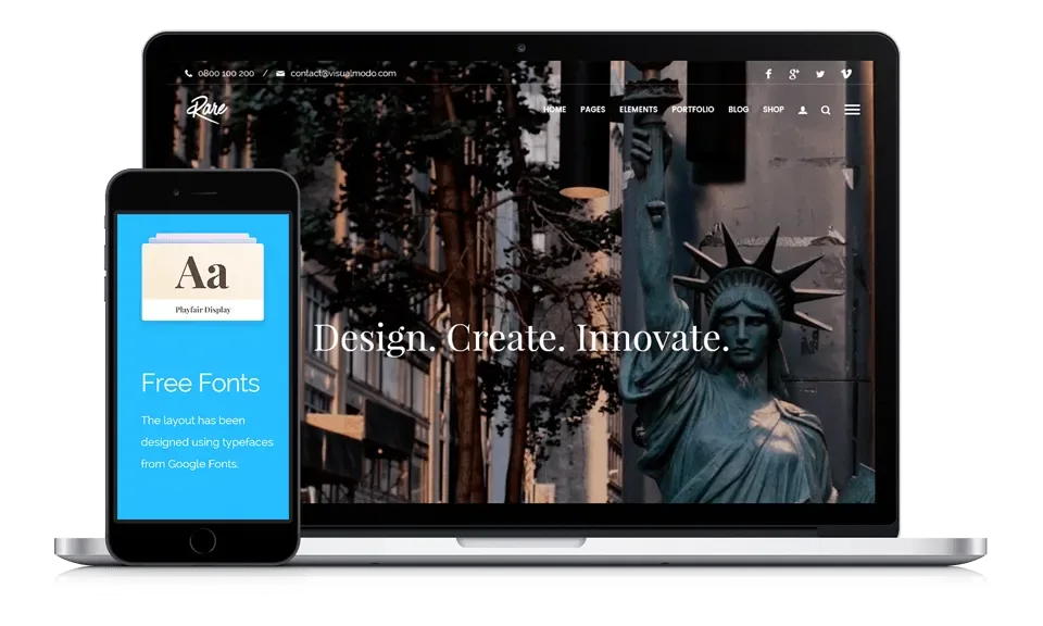 Rare WordPress Theme product artwork