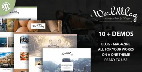 Worldblog – WordPress Blog and Magazine Theme product artwork