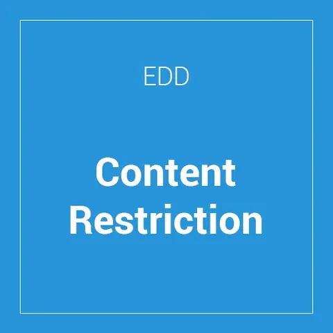 Easy Digital Downloads Content Restriction product artwork