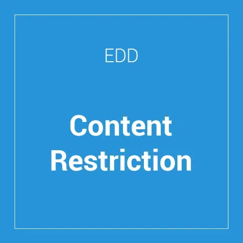 Easy Digital Downloads Content Restriction product artwork