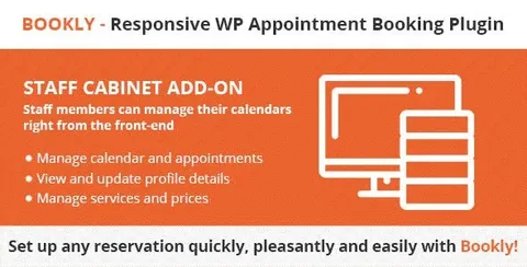 Bookly Staff Cabinet (Add-on) product artwork