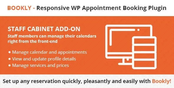 Bookly Staff Cabinet (Add-on) product artwork