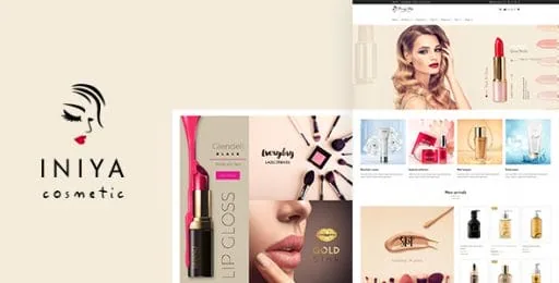 Iniya – Cosmetic WordPress Theme product artwork